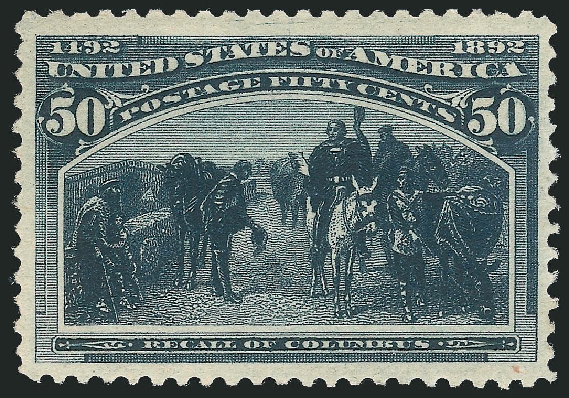 Cost of US Stamps Scott Cat. #240 - 1893 50c Columbian Exposition. Robert Siegel Auction Galleries, Oct 2010, Sale 997, Lot 5693