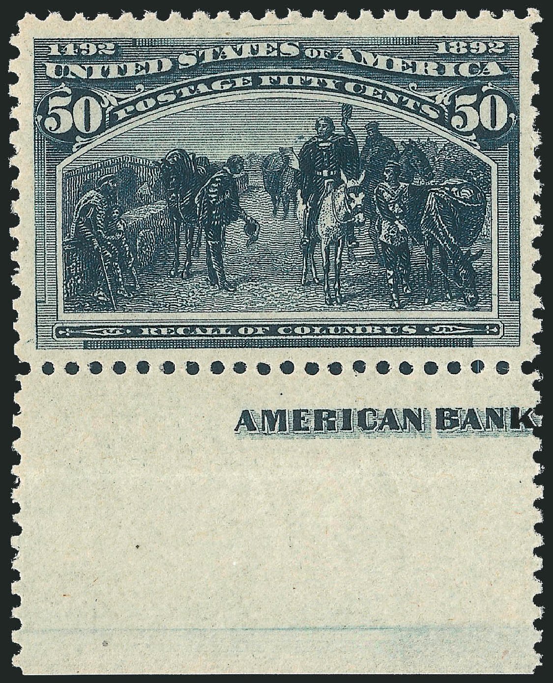 Price of US Stamp Scott 240: 50c 1893 Columbian Exposition. Robert Siegel Auction Galleries, Dec 2010, Sale 1000, Lot 1136