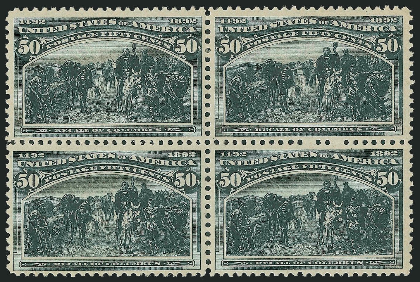 Cost of US Stamp Scott Catalog 240 - 1893 50c Columbian Exposition. Robert Siegel Auction Galleries, Oct 2010, Sale 997, Lot 5696