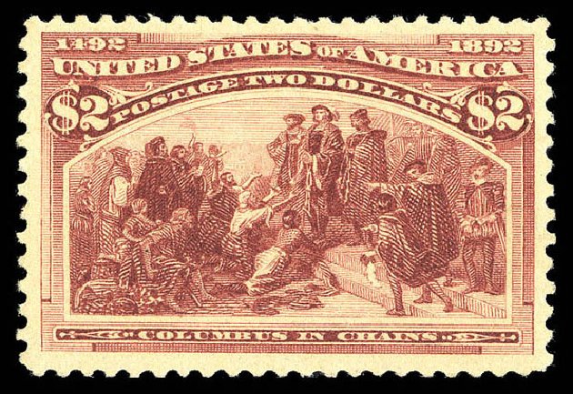 Price of US Stamps Scott Cat. # 242 - 1893 US$2.00 Columbian Exposition. Matthew Bennett International, Sep 2012, Sale 345, Lot 267