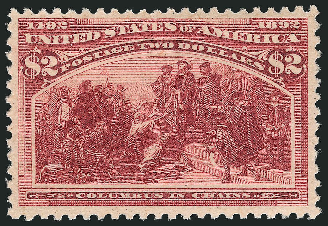 US Stamp Price Scott Catalogue # 242: US$2.00 1893 Columbian Exposition. Robert Siegel Auction Galleries, Jun 2011, Sale 1011, Lot 597