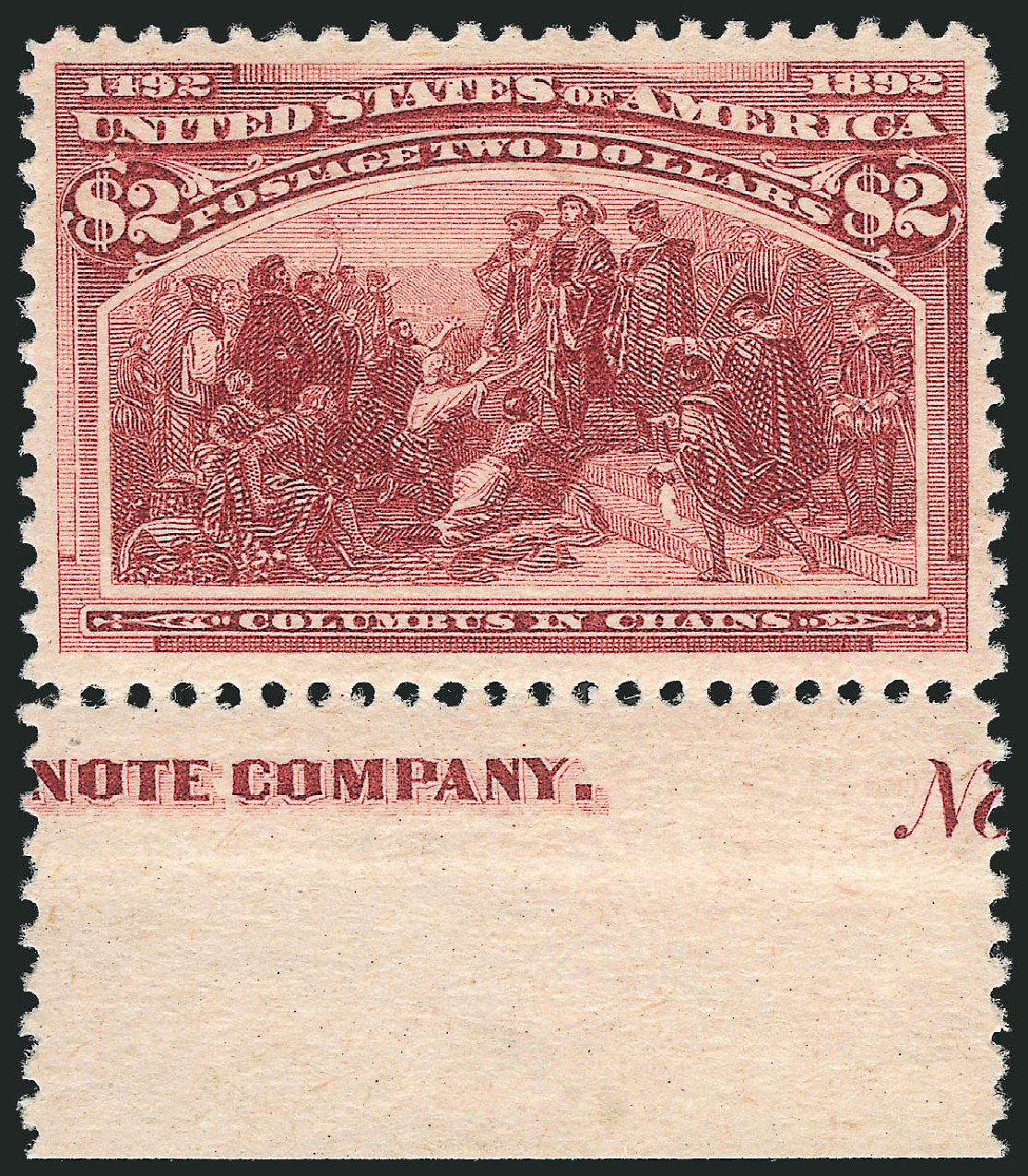 Costs of US Stamp Scott Catalogue #242 - US$2.00 1893 Columbian Exposition. Robert Siegel Auction Galleries, Mar 2012, Sale 1019, Lot 567