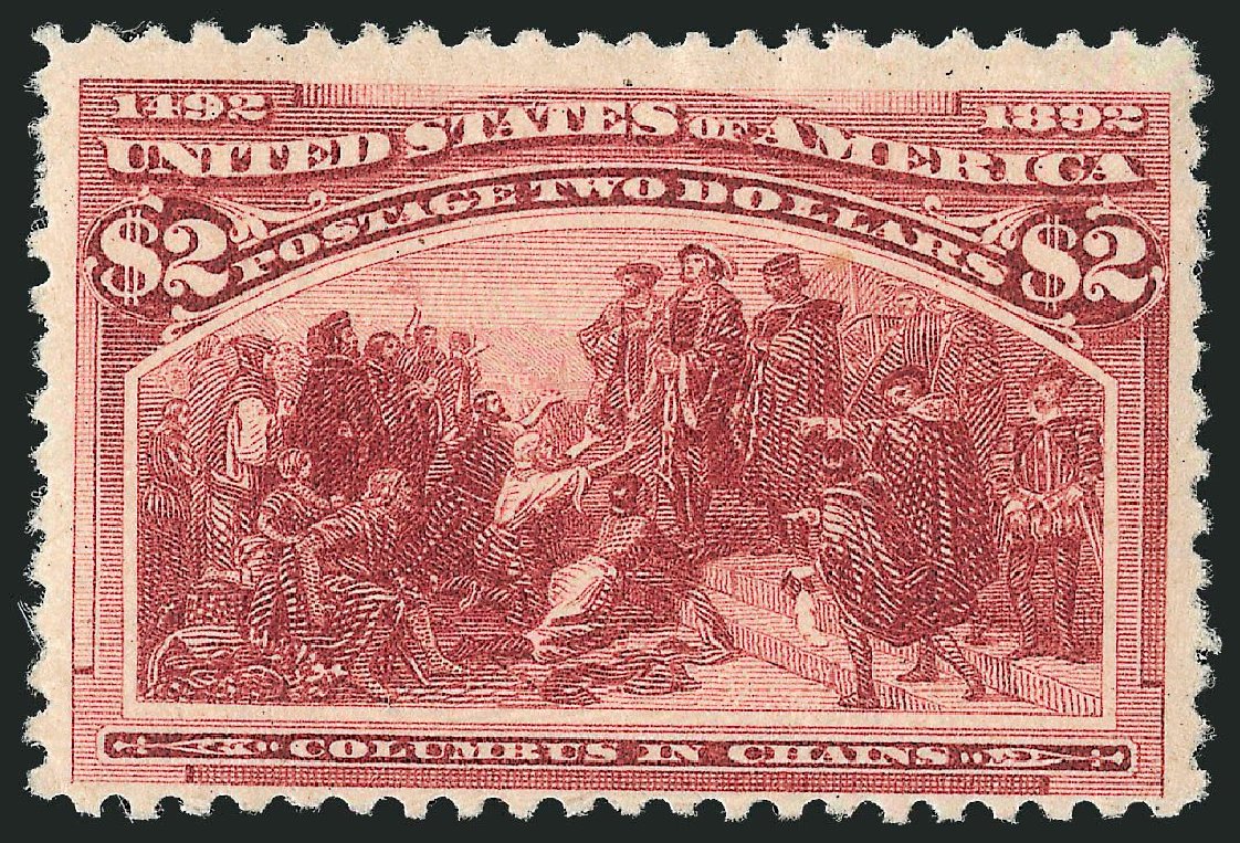 US Stamp Price Scott Cat. #242: US$2.00 1893 Columbian Exposition. Robert Siegel Auction Galleries, Jul 2013, Sale 1050, Lot 377