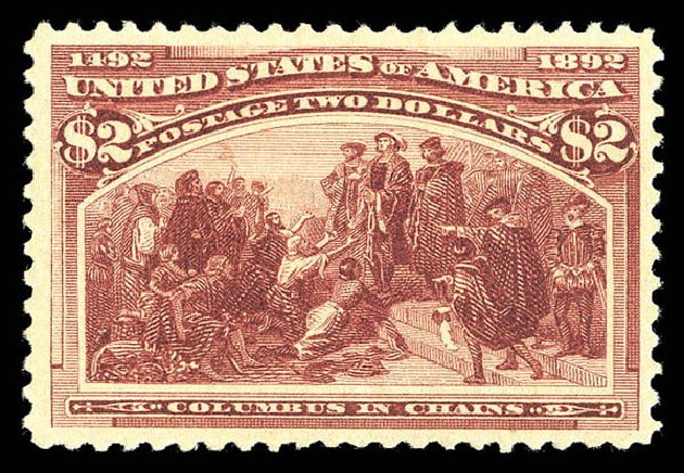 Prices of US Stamp Scott #242: US$2.00 1893 Columbian Exposition. Matthew Bennett International, Sep 2012, Sale 346, Lot 748