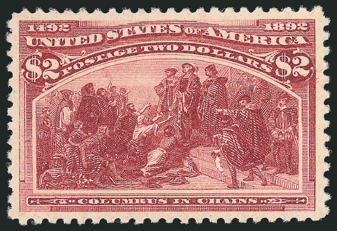 US Stamps Price Scott Catalogue #242 - 1893 US$2.00 Columbian Exposition. Robert Siegel Auction Galleries, Oct 2011, Sale 1014, Lot 1538