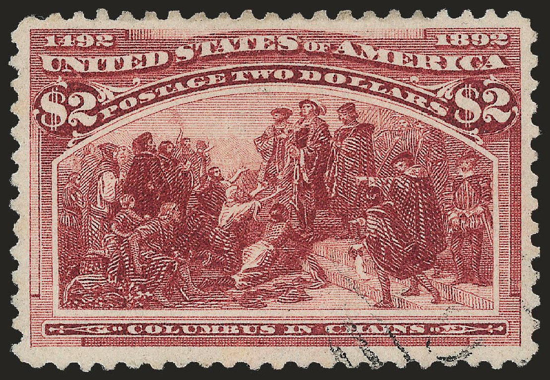 US Stamp Price Scott # 242: US$2.00 1893 Columbian Exposition. Robert Siegel Auction Galleries, Apr 2010, Sale 984, Lot 588