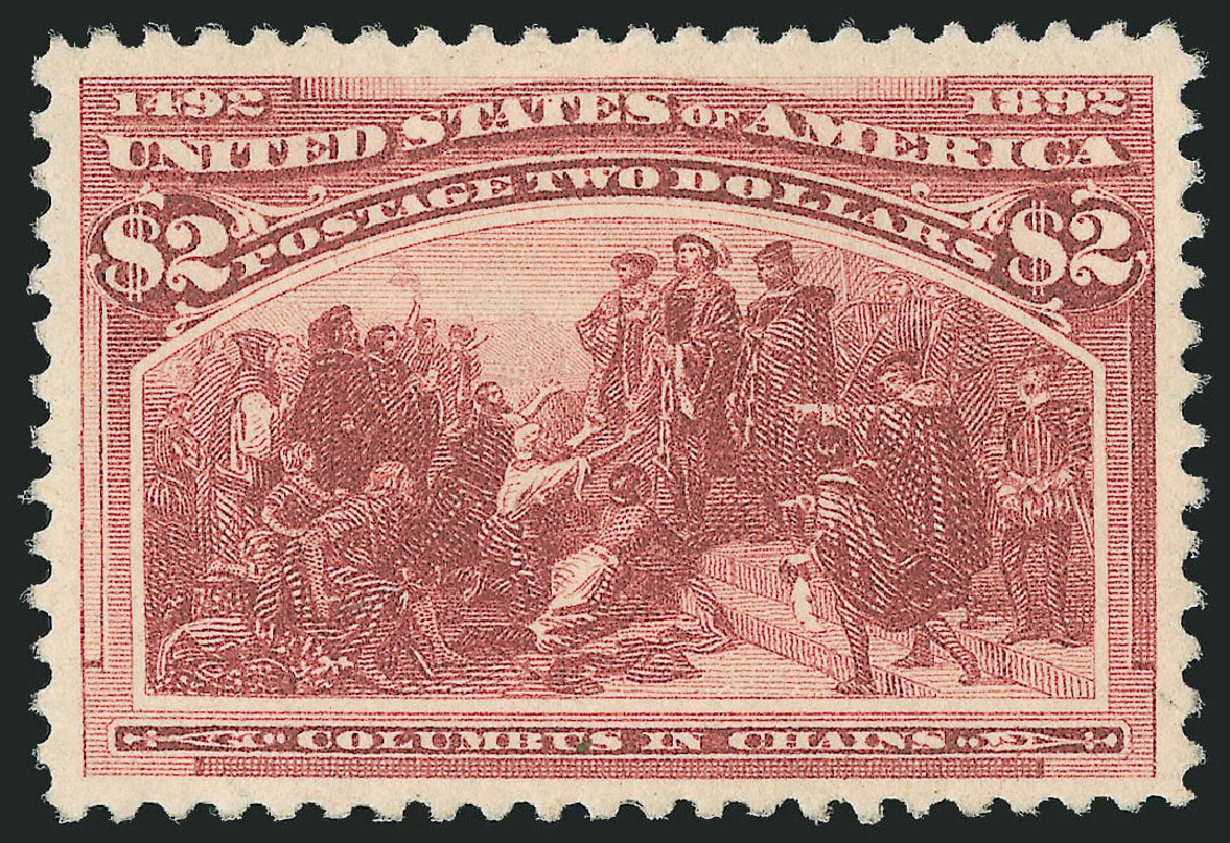 Prices of US Stamps Scott Catalogue #242: US$2.00 1893 Columbian Exposition. Robert Siegel Auction Galleries, Jun 2011, Sale 1011, Lot 599