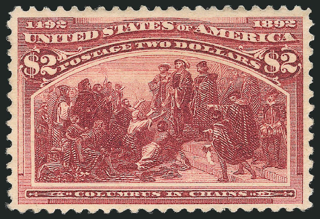 Cost of US Stamp Scott Catalog 242: US$2.00 1893 Columbian Exposition. Robert Siegel Auction Galleries, Oct 2011, Sale 1014, Lot 1539