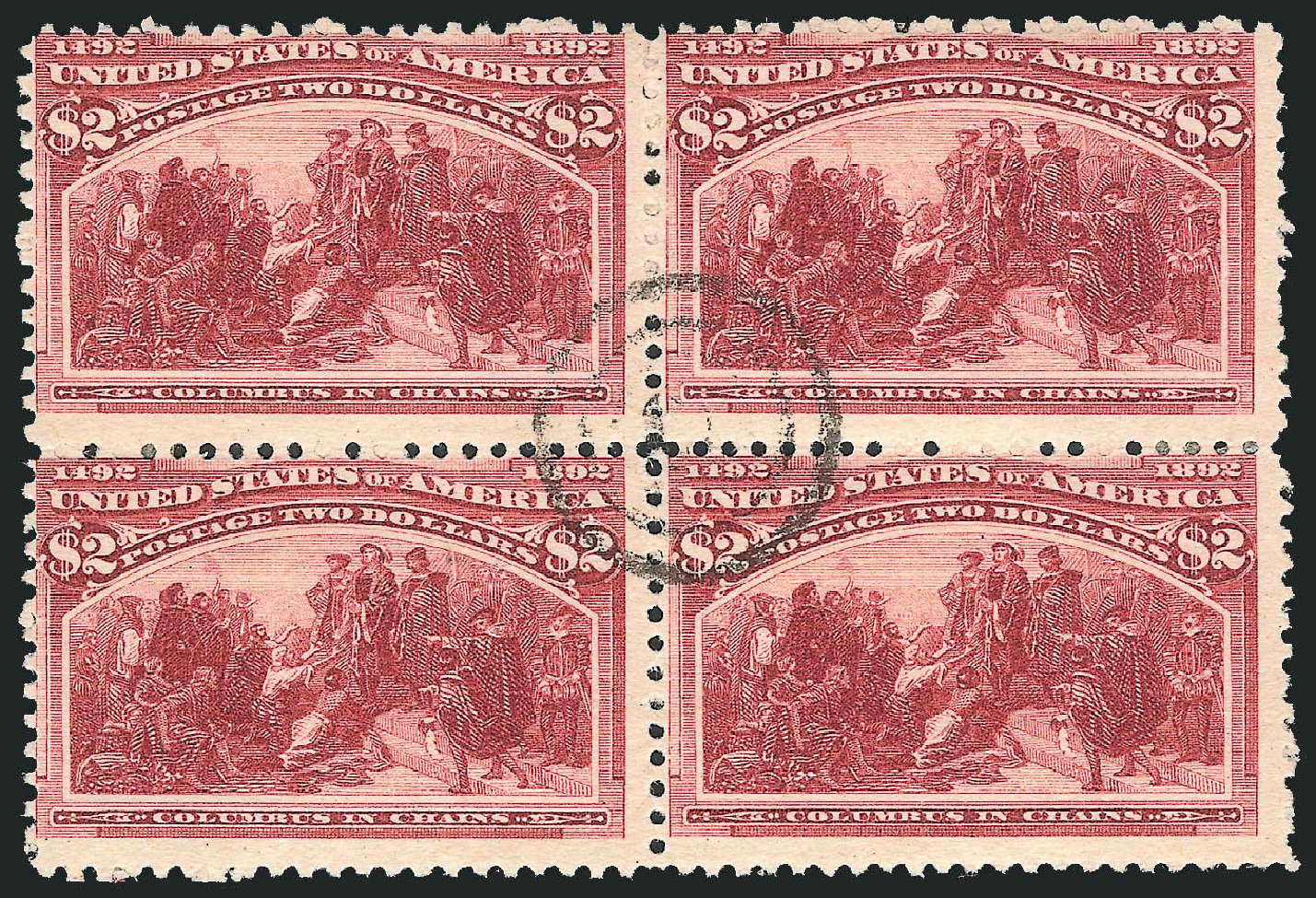 Price of US Stamp Scott 242 - 1893 US$2.00 Columbian Exposition. Robert Siegel Auction Galleries, Mar 2012, Sale 1019, Lot 569