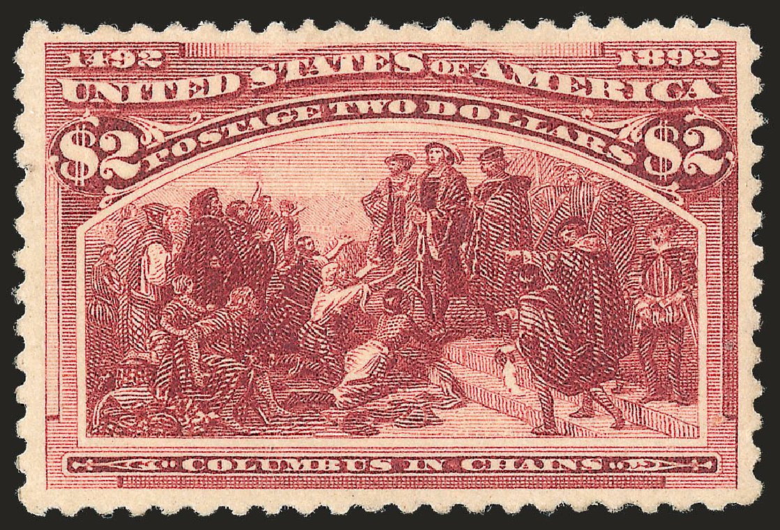 Price of US Stamp Scott # 242: 1893 US$2.00 Columbian Exposition. Robert Siegel Auction Galleries, Apr 2010, Sale 984, Lot 579