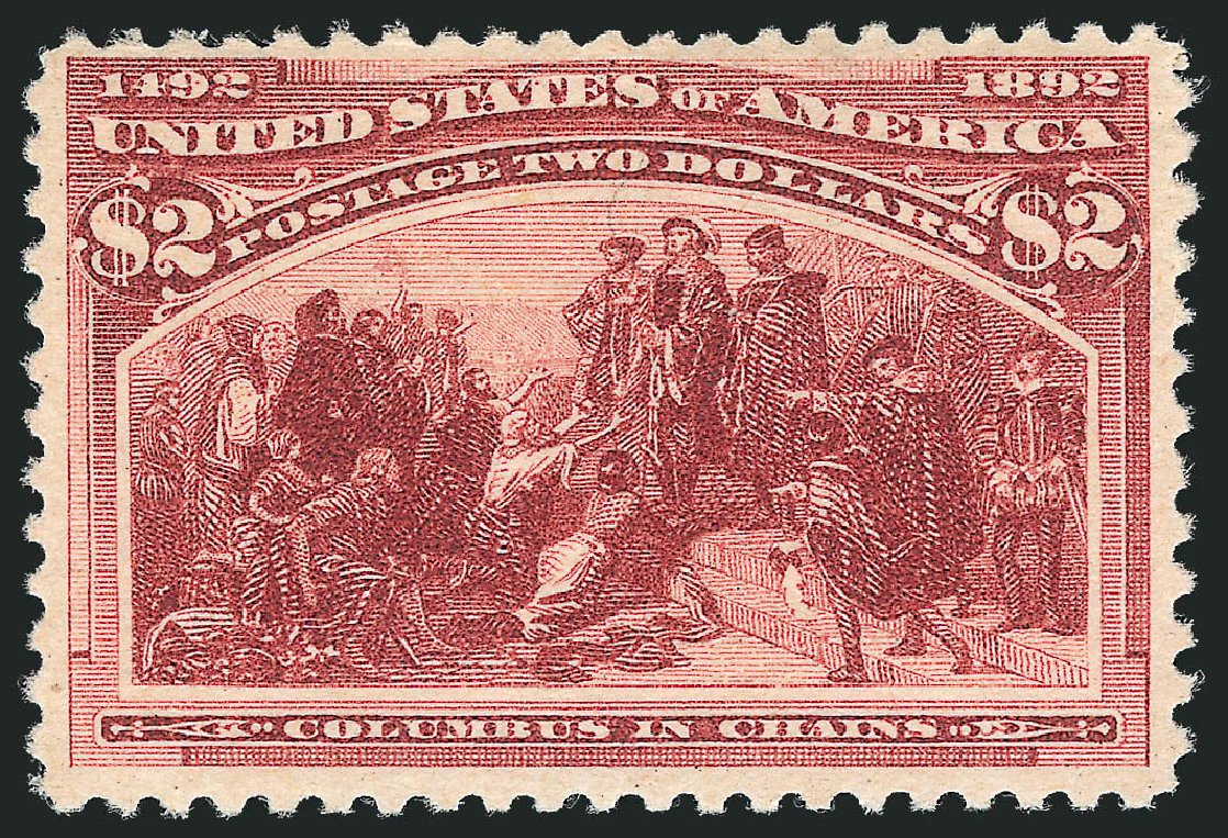 Value of US Stamps Scott Catalog #242 - US$2.00 1893 Columbian Exposition. Robert Siegel Auction Galleries, Jun 2012, Sale 1026, Lot 1320