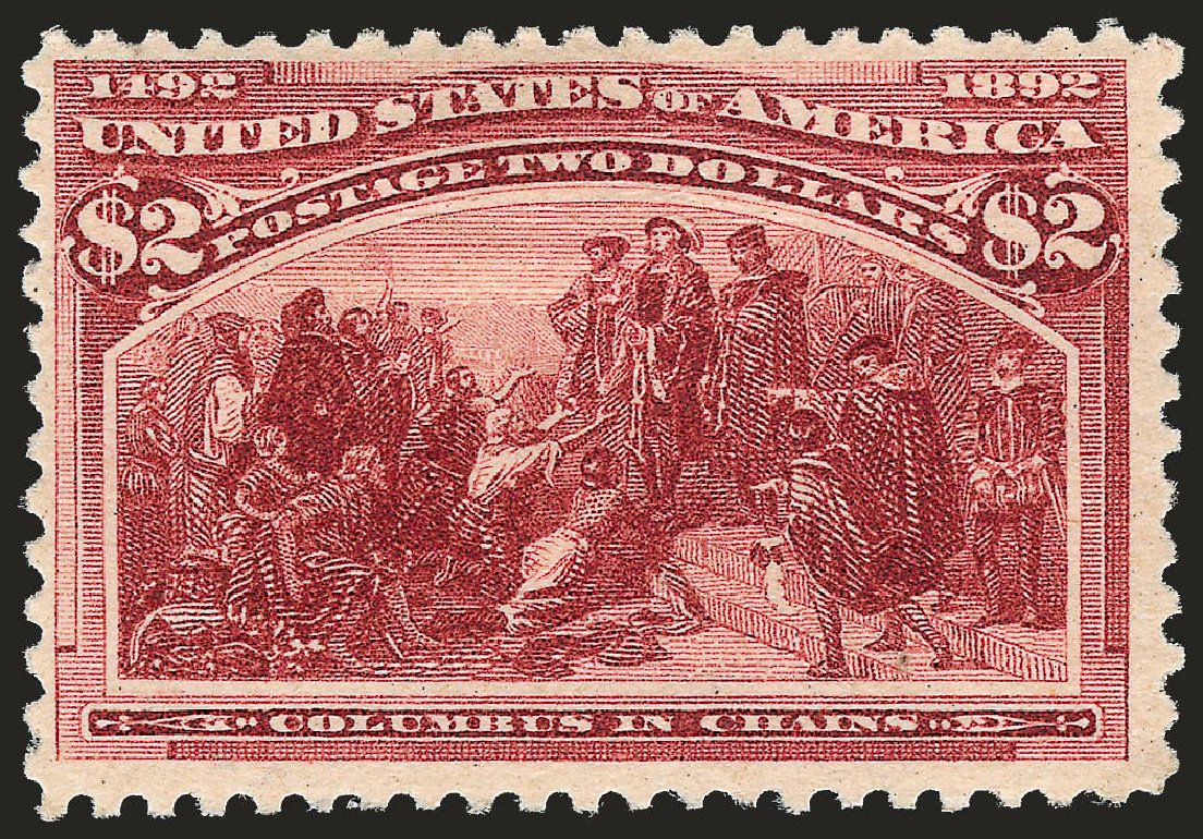Cost of US Stamp Scott 242 - 1893 US$2.00 Columbian Exposition. Robert Siegel Auction Galleries, Sep 2008, Sale 962, Lot 2520