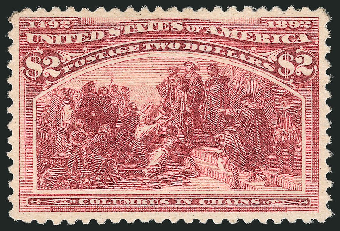 Value of US Stamp Scott #242 - US$2.00 1893 Columbian Exposition. Robert Siegel Auction Galleries, Dec 2012, Sale 1037, Lot 1841