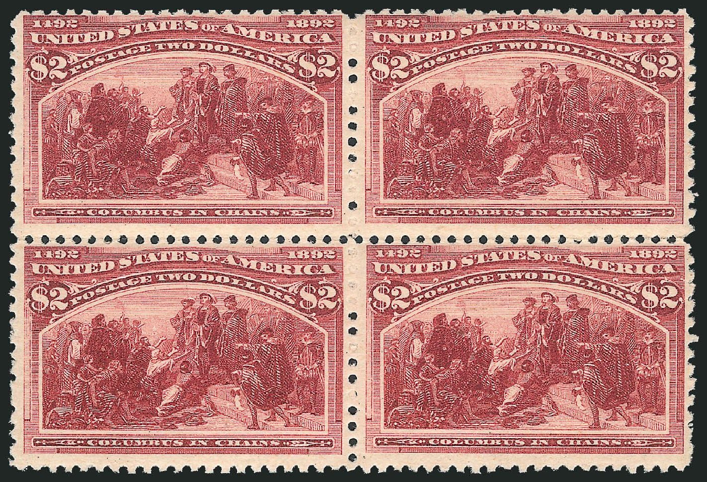 Values of US Stamps Scott Catalog #242: US$2.00 1893 Columbian Exposition. Robert Siegel Auction Galleries, Mar 2013, Sale 1040, Lot 1551