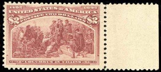 Costs of US Stamps Scott Catalog #242 - US$2.00 1893 Columbian Exposition. Spink Shreves Galleries, Jul 2015, Sale 151, Lot 191