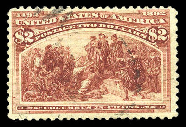 Price of US Stamps Scott Catalog #242 - 1893 US$2.00 Columbian Exposition. Matthew Bennett International, Mar 2011, Sale 337, Lot 2684
