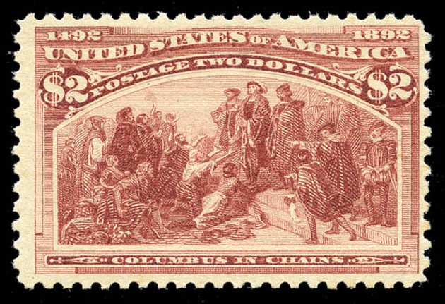 Prices of US Stamp Scott Catalog # 242 - US$2.00 1893 Columbian Exposition. Matthew Bennett International, Feb 2012, Sale 340, Lot 324