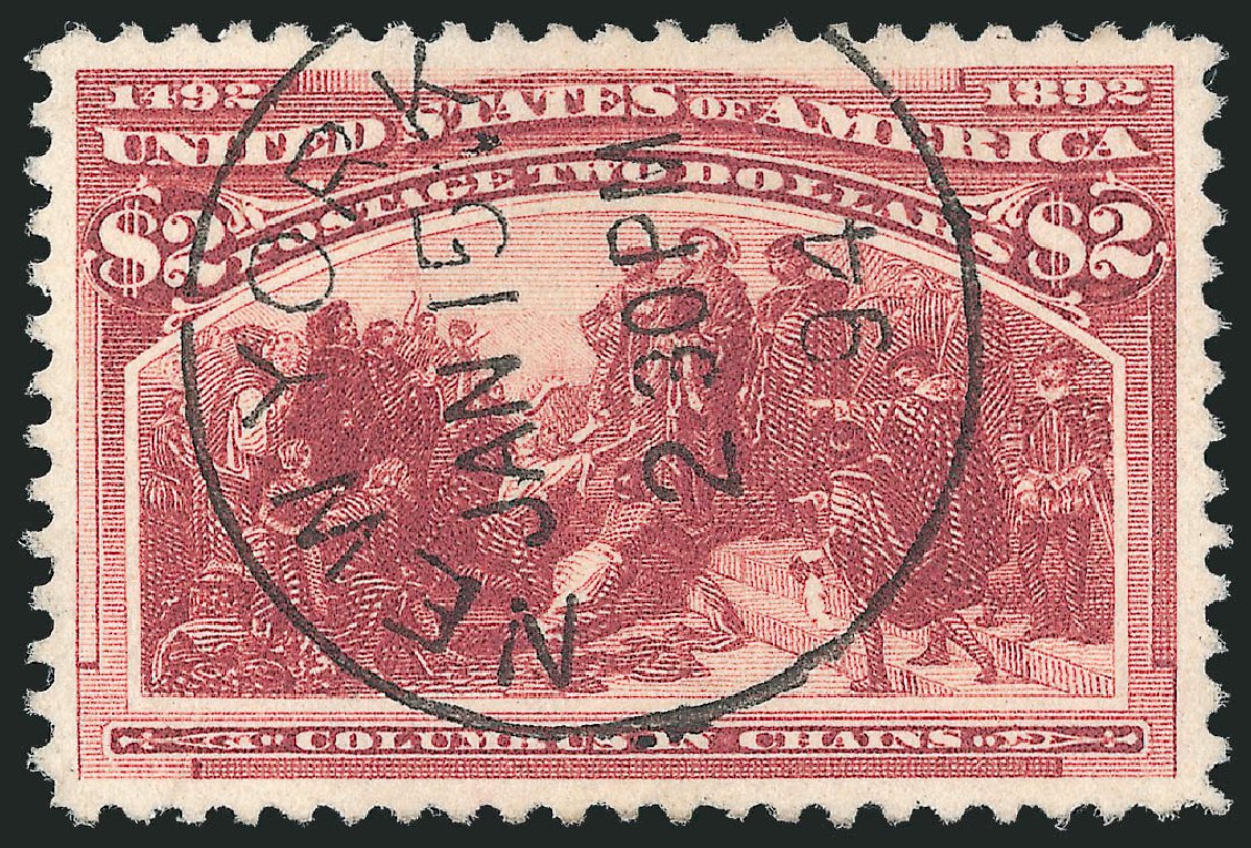 Price of US Stamp Scott # 242 - US$2.00 1893 Columbian Exposition. Robert Siegel Auction Galleries, Oct 2012, Sale 1032, Lot 3354