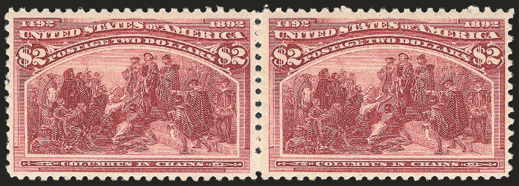 Value of US Stamps Scott Cat. # 242: US$2.00 1893 Columbian Exposition. Robert Siegel Auction Galleries, Dec 2009, Sale 982, Lot 5584