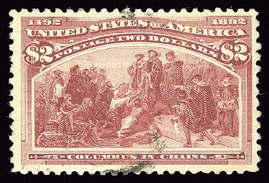 Prices of US Stamps Scott Cat. #242 - US$2.00 1893 Columbian Exposition. Spink Shreves Galleries, May 2014, Sale 148, Lot 214