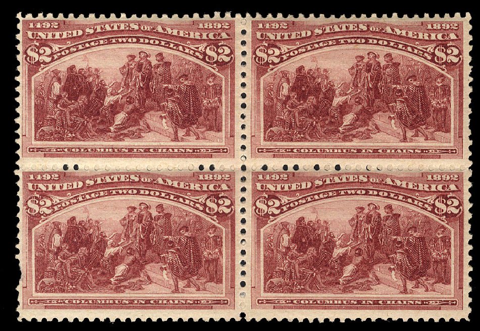 US Stamp Value Scott Cat. # 242: US$2.00 1893 Columbian Exposition. Cherrystone Auctions, Apr 2009, Sale 200904, Lot 35