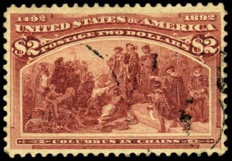 US Stamps Prices Scott Catalog #242: US$2.00 1893 Columbian Exposition. Harmer-Schau Auction Galleries, Feb 2012, Sale 92, Lot 1005