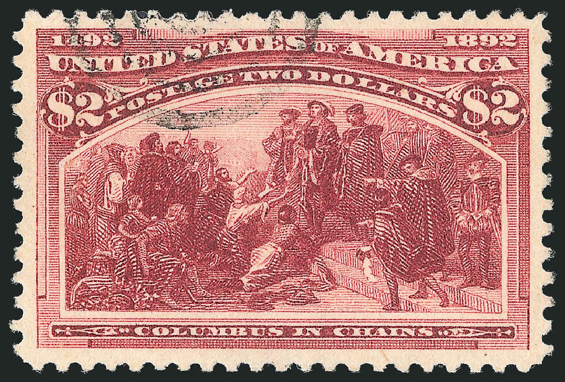 Value of US Stamps Scott # 242: 1893 US$2.00 Columbian Exposition. Robert Siegel Auction Galleries, Oct 2012, Sale 1032, Lot 3355