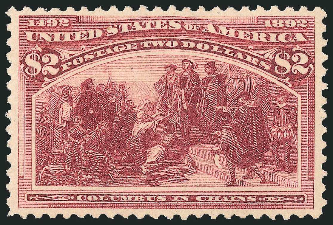 Prices of US Stamp Scott Catalog # 242: US$2.00 1893 Columbian Exposition. Robert Siegel Auction Galleries, Jul 2013, Sale 1050, Lot 375