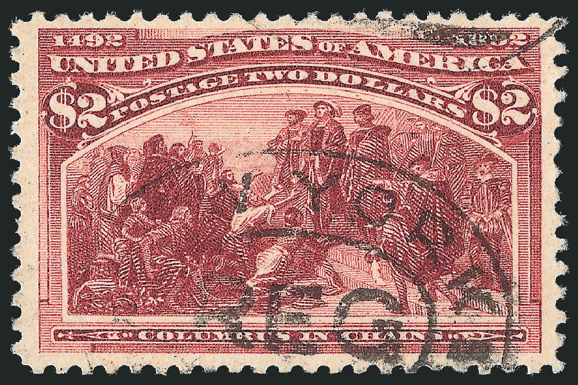 Value of US Stamps Scott Catalog 242: US$2.00 1893 Columbian Exposition. Robert Siegel Auction Galleries, Dec 2008, Sale 967, Lot 4405