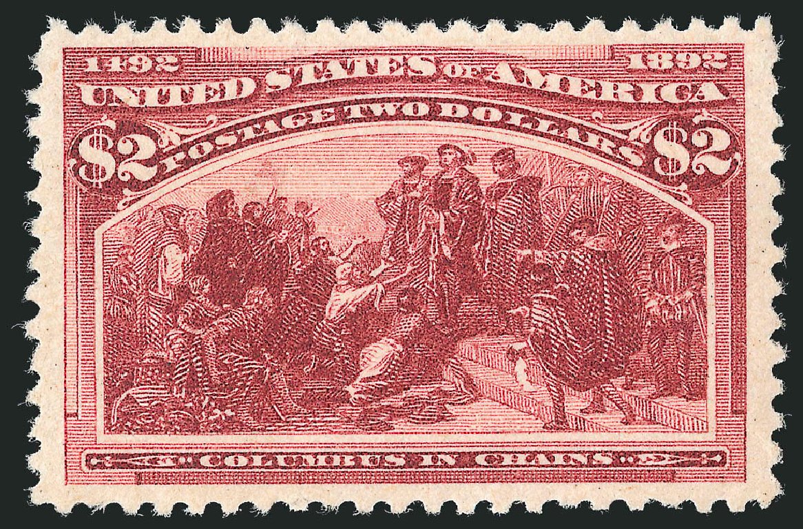Costs of US Stamps Scott Cat. #242: US$2.00 1893 Columbian Exposition. Robert Siegel Auction Galleries, Dec 2008, Sale 967, Lot 4402