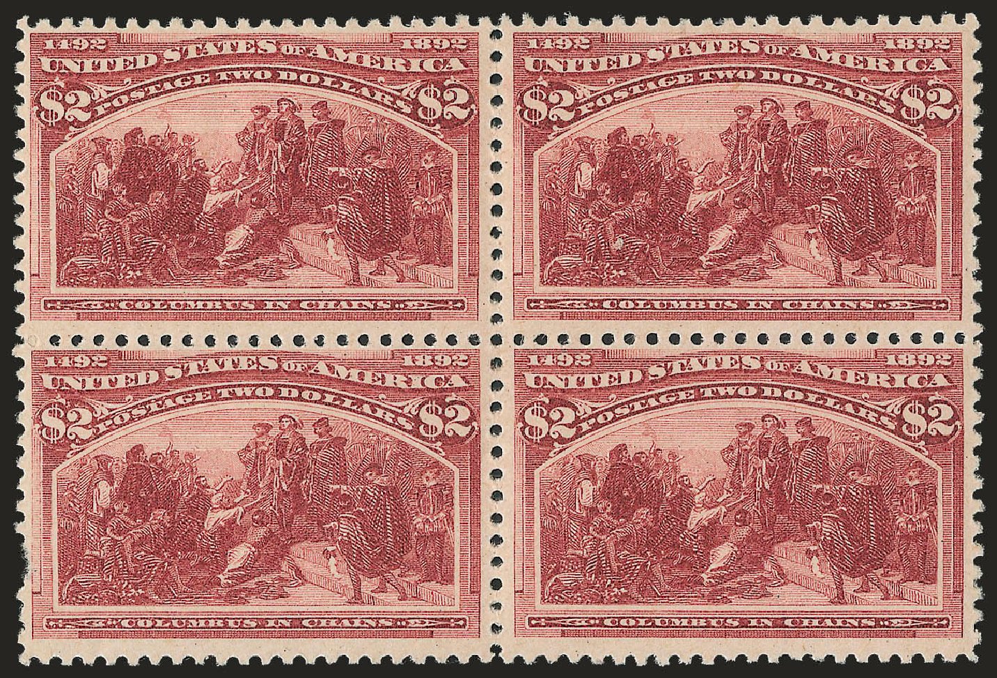 Price of US Stamps Scott Catalogue #242: US$2.00 1893 Columbian Exposition. Robert Siegel Auction Galleries, Sep 2009, Sale 976, Lot 1702