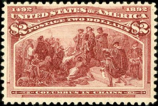 US Stamp Values Scott 242 - US$2.00 1893 Columbian Exposition. Spink Shreves Galleries, Jul 2015, Sale 151, Lot 192