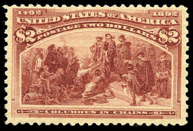 Costs of US Stamps Scott Catalog #242 - US$2.00 1893 Columbian Exposition. Matthew Bennett International, Feb 2012, Sale 340, Lot 323