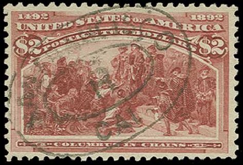 Prices of US Stamps Scott Catalog #242 - US$2.00 1893 Columbian Exposition. H.R. Harmer, Jun 2015, Sale 3007, Lot 3253