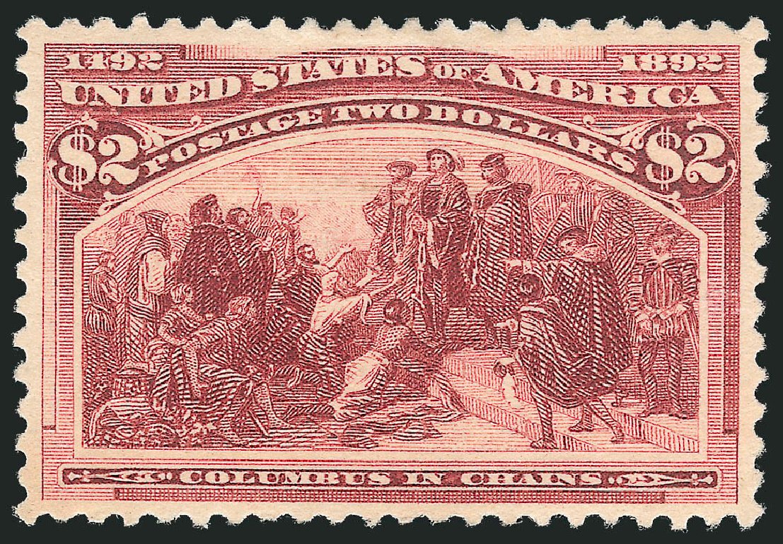 US Stamp Prices Scott Cat. #242 - US$2.00 1893 Columbian Exposition. Robert Siegel Auction Galleries, Dec 2012, Sale 1037, Lot 1843