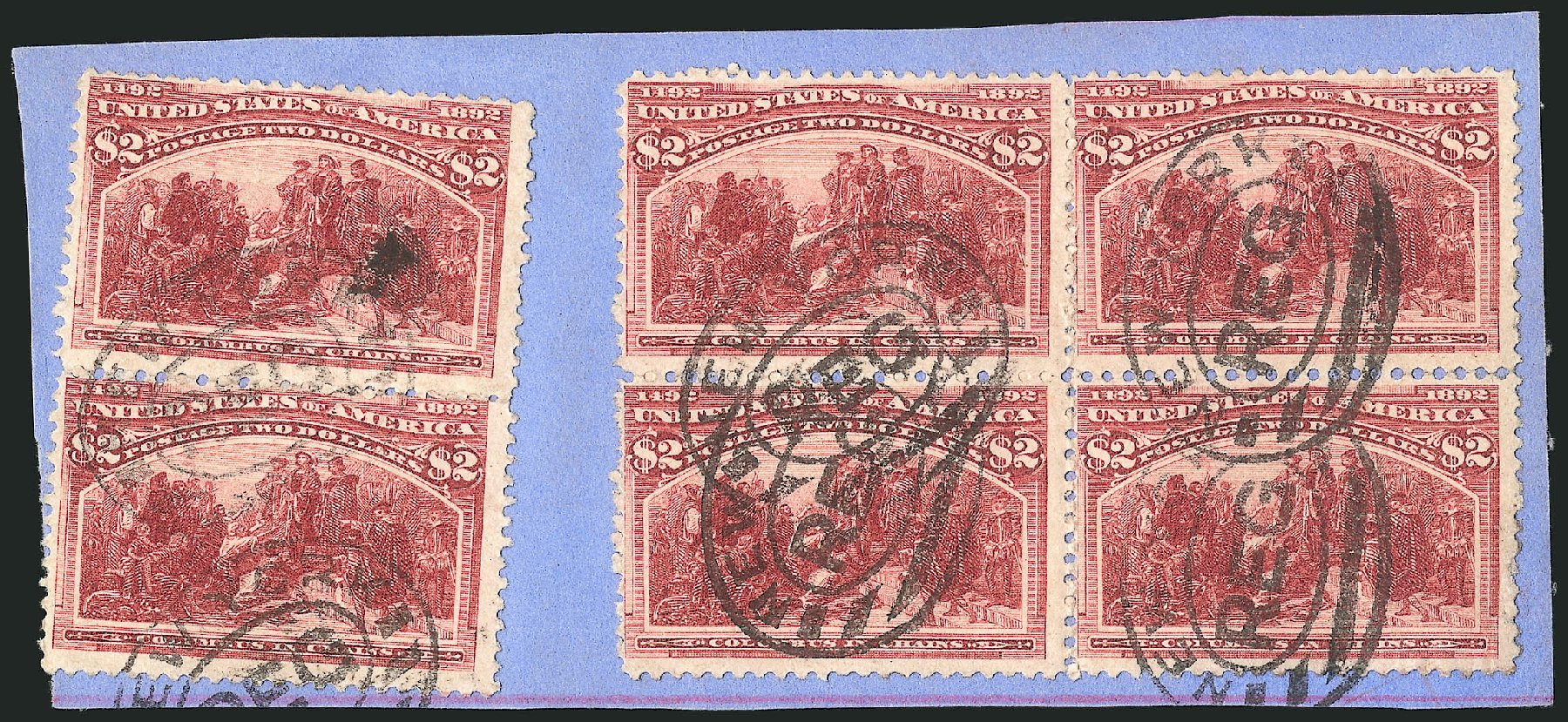 Prices of US Stamps Scott Catalogue #242: US$2.00 1893 Columbian Exposition. Robert Siegel Auction Galleries, Nov 2014, Sale 1084, Lot 3553