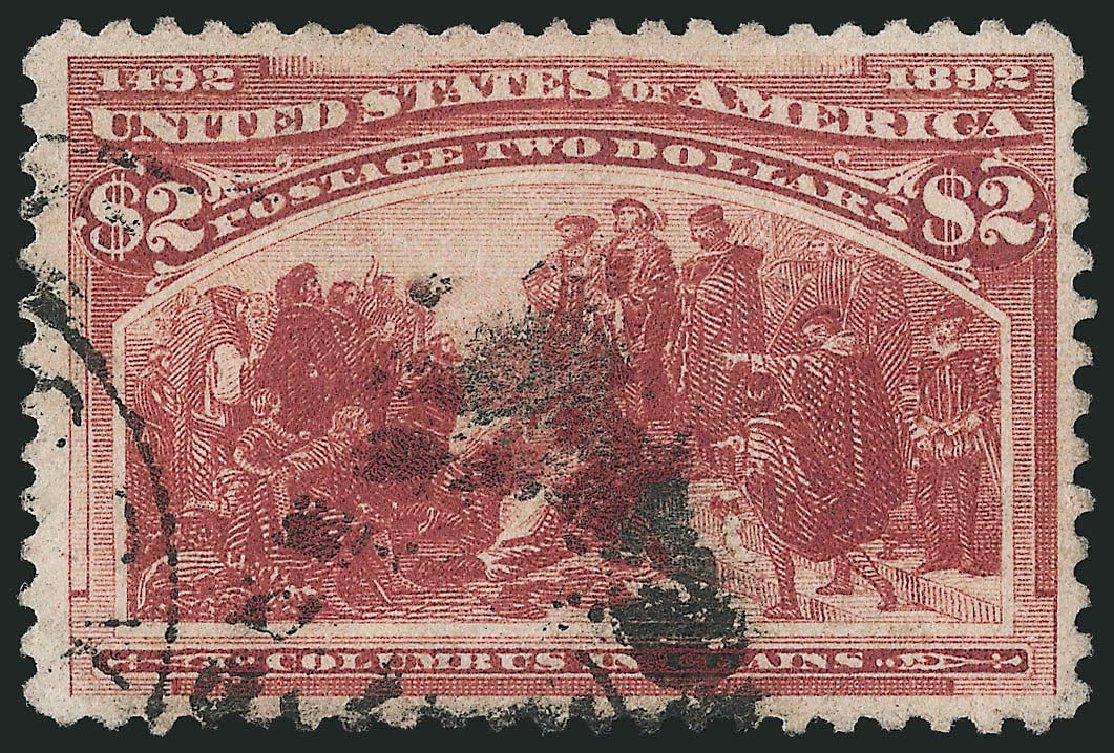 US Stamp Price Scott Catalog # 242: US$2.00 1893 Columbian Exposition. Robert Siegel Auction Galleries, Sep 2014, Sale 1078, Lot 366