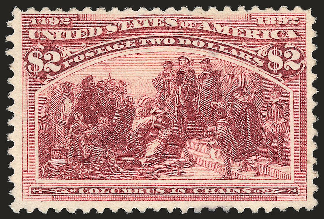 US Stamps Values Scott Catalog # 242: US$2.00 1893 Columbian Exposition. Robert Siegel Auction Galleries, Apr 2010, Sale 984, Lot 586