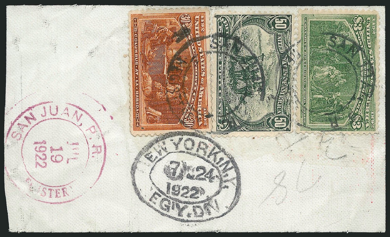 Prices of US Stamps Scott Catalog #243: US$3.00 1893 Columbian Exposition. Robert Siegel Auction Galleries, Nov 2013, Sale 1061, Lot 3727