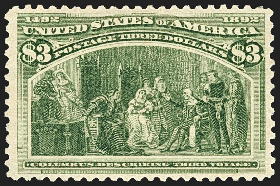 Values of US Stamps Scott # 243: US$3.00 1893 Columbian Exposition. Robert Siegel Auction Galleries, Jul 2015, Sale 1107, Lot 337