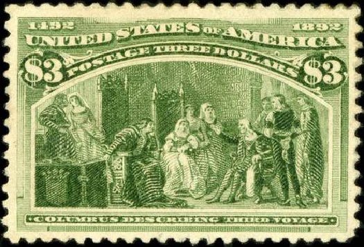 Prices of US Stamp Scott #243: US$3.00 1893 Columbian Exposition. Spink Shreves Galleries, Jul 2015, Sale 151, Lot 194