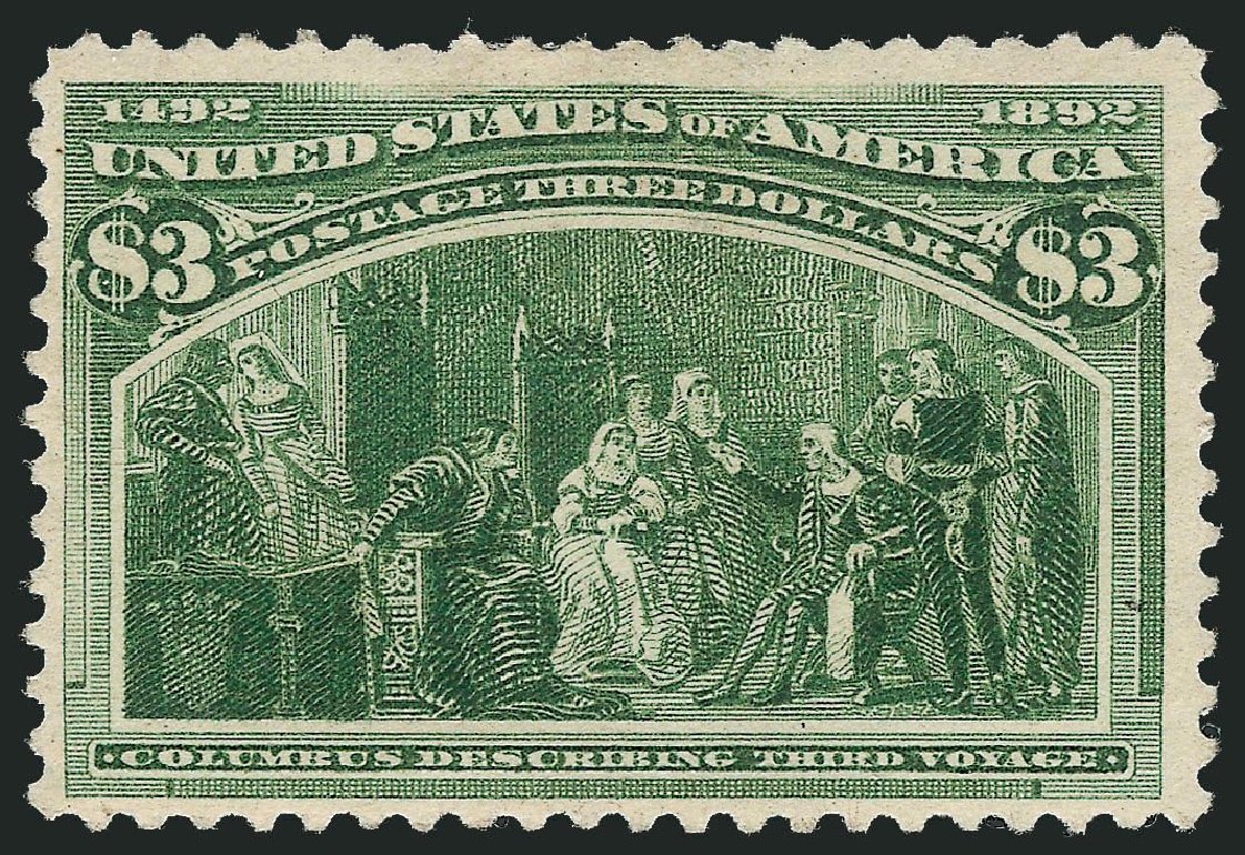 US Stamps Price Scott Catalogue # 243: US$3.00 1893 Columbian Exposition. Robert Siegel Auction Galleries, Nov 2013, Sale 1061, Lot 3725