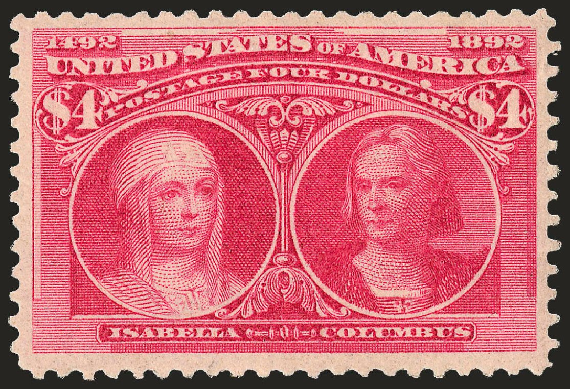 Price of US Stamp Scott #244: US$4.00 1893 Columbian Exposition. Robert Siegel Auction Galleries, Sep 2008, Sale 962, Lot 2527
