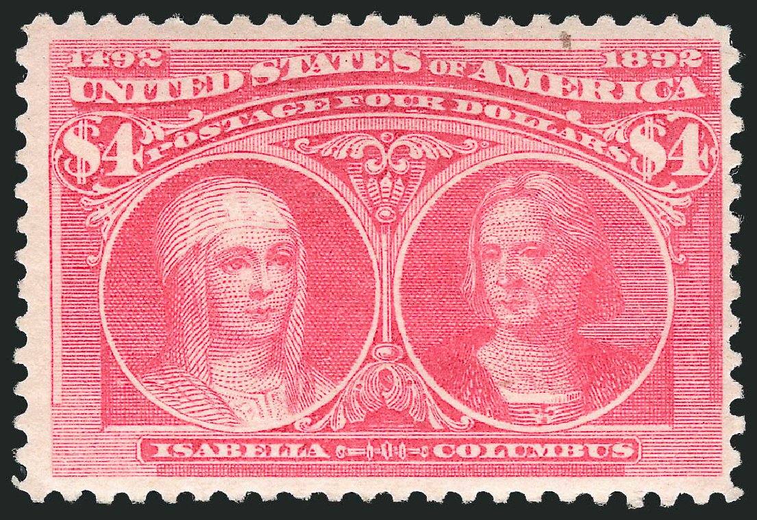 US Stamp Price Scott Catalogue #244 - 1893 US$4.00 Columbian Exposition. Robert Siegel Auction Galleries, Feb 2015, Sale 1092, Lot 1191
