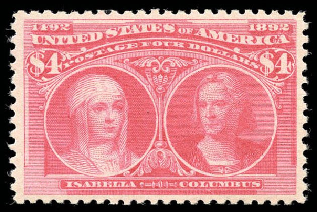 Cost of US Stamps Scott Catalog # 244 - US$4.00 1893 Columbian Exposition. Matthew Bennett International, Sep 2010, Sale 331, Lot 604