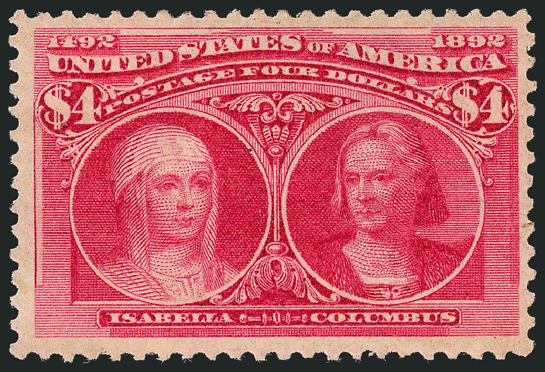 US Stamps Price Scott Catalog # 244: 1893 US$4.00 Columbian Exposition. Robert Siegel Auction Galleries, Sep 2008, Sale 962, Lot 2524