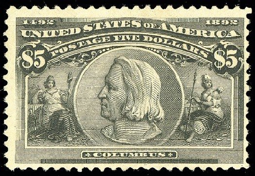 Price of US Stamps Scott Catalog # 245: 1893 US$5.00 Columbian Exposition. Spink Shreves Galleries, May 2014, Sale 148, Lot 217