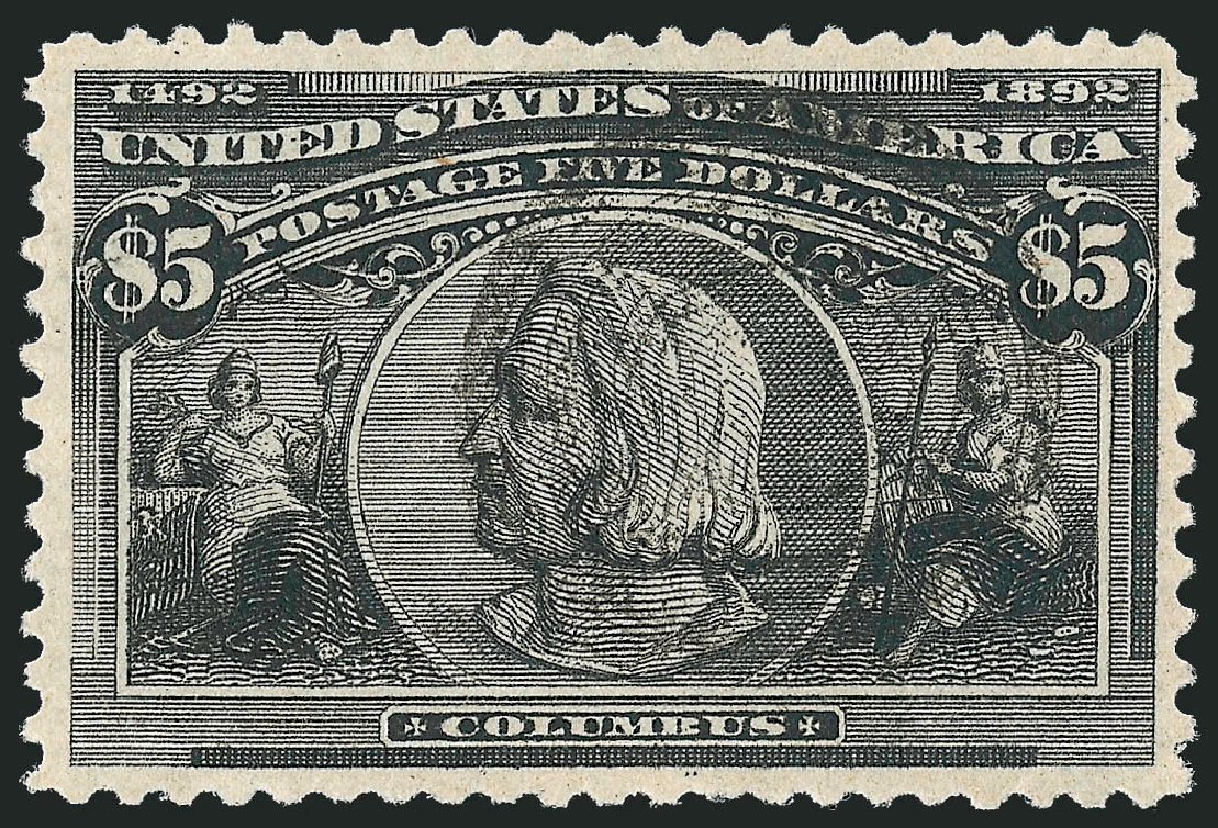 Value of US Stamps Scott Cat. # 245: US$5.00 1893 Columbian Exposition. Robert Siegel Auction Galleries, Mar 2011, Sale 1007, Lot 2465