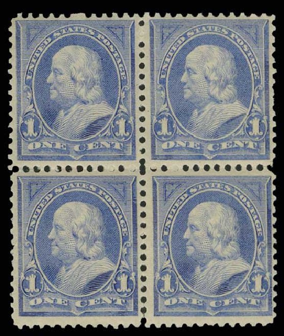 Costs of US Stamps Scott Catalog # 246: 1894 1c Franklin. H.R. Harmer, May 2014, Sale 3005, Lot 1188