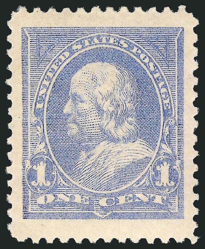 US Stamps Value Scott Catalog #246 - 1894 1c Franklin. Robert Siegel Auction Galleries, Mar 2012, Sale 1019, Lot 578